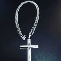 Крест с цепочкой для мужчин