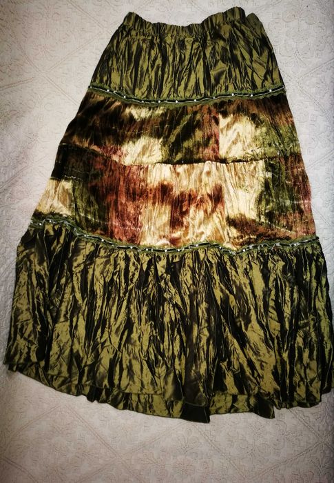 Fusta pe elastic multicolora