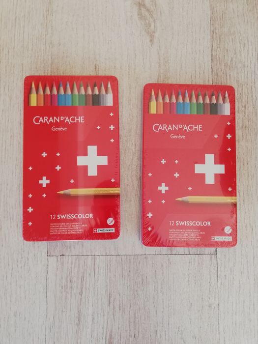 Caran d'Ache-НОВИ акварелни,графитни моливи,химикали.