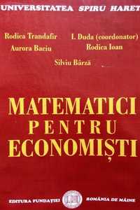 Matematici pentru economisti; Universitatea Spiru Haret