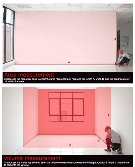 Лазерна ролетка 100м SNDWAY