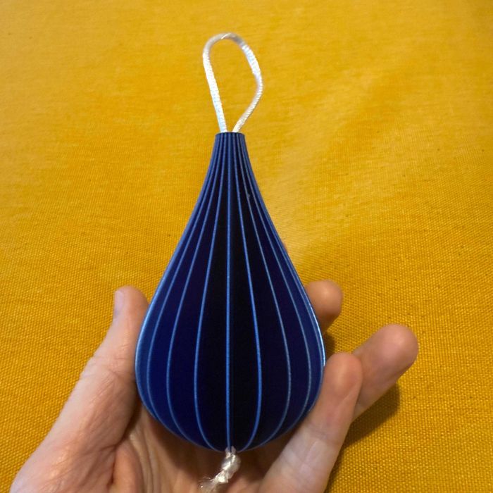 Midnight Plum | Set 4 buc ornamente de Crăciun | print 3D