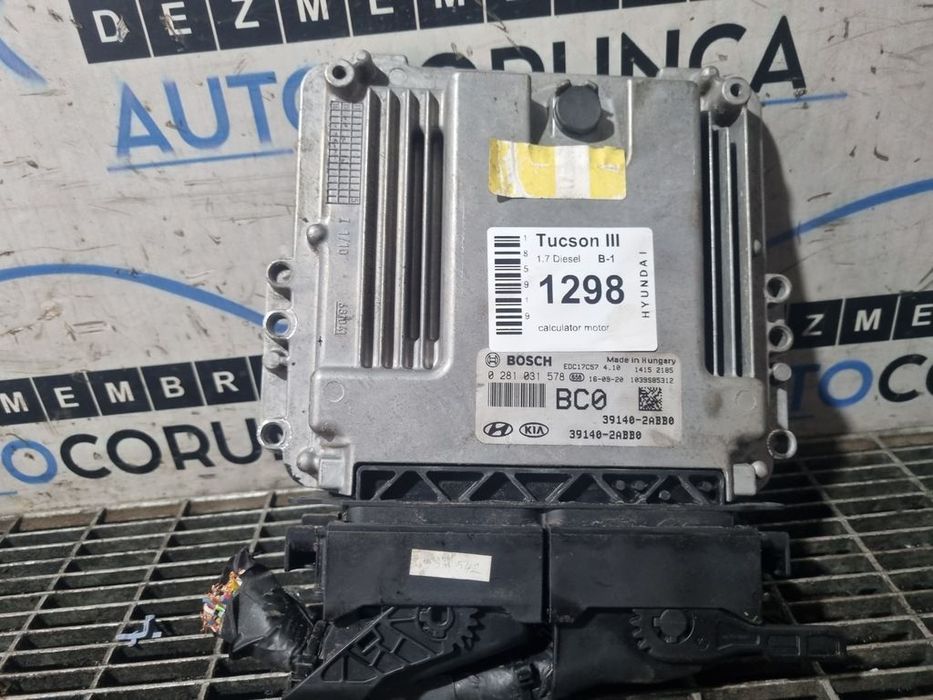 Calculator motor Hyundai Tucson III 1.7 Diesel 2015 - 2018 116CP Manuala D4FD Euro5 ...