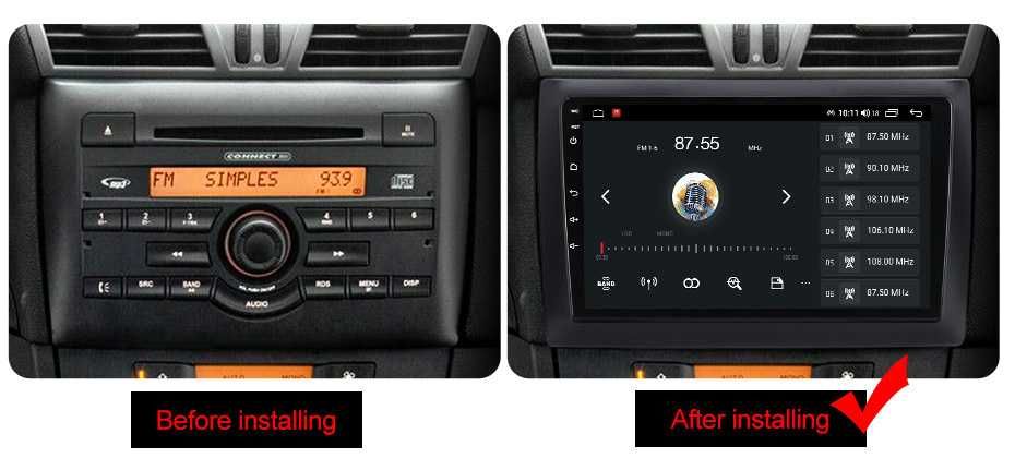 Navigatie Fiat Stilo 2002 - 2010, 2GB 4GB 8GB Garantie Camera