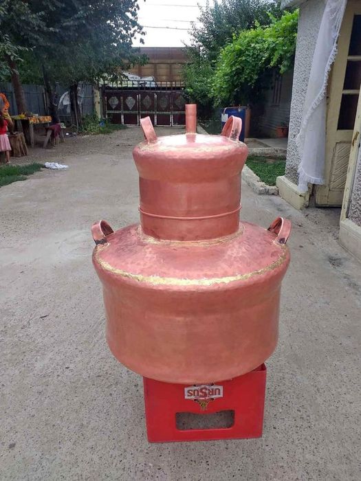 Vindem si facem cazane de țuică din cupru(aramă), iar capacitatea aces