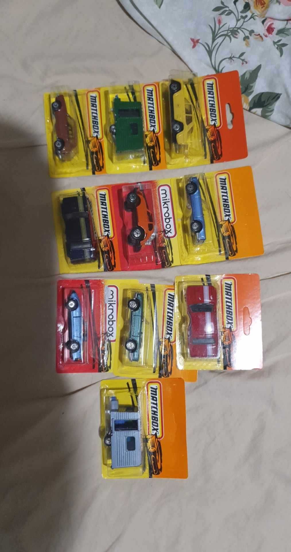 Matchbox  cars with blisters