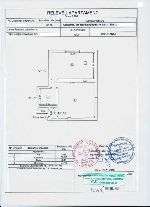 De inchiriat Apartament 2 cam, Compozitori, la LIDL Baba Novac