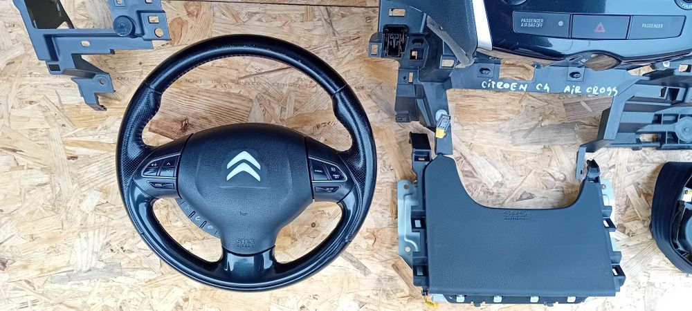 Kit planșă bord Citroen C4 Aircross airbag volan/ genunchi + centuri