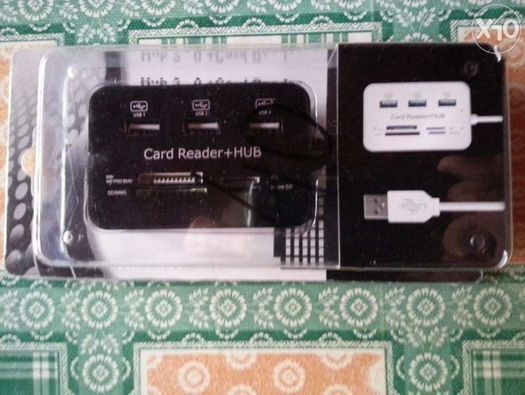 Port USB cu 3-4  intrari /Card Reader + Hub