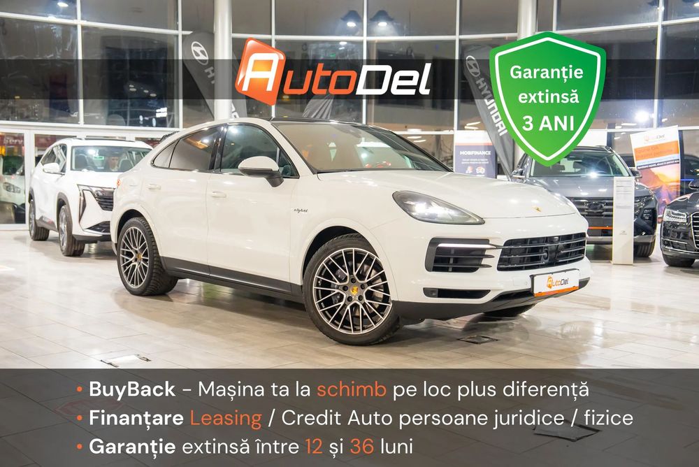 Porsche Cayenne Coupe 3.0 eHybrid 462 CP V6 / Panoramic / Sport Chrono / Scaune GTS