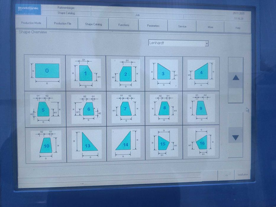 Машина Bystronic за огъване на дистанционери
