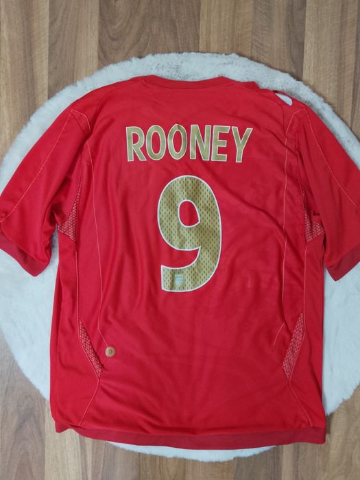 Tricou Fotbal Vintage Anglia #9 Rooney