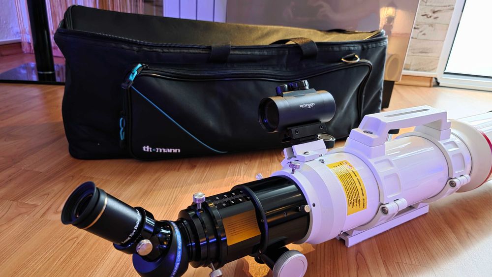 Telescop Bresser 102s/600Hexafoc + Upgrade