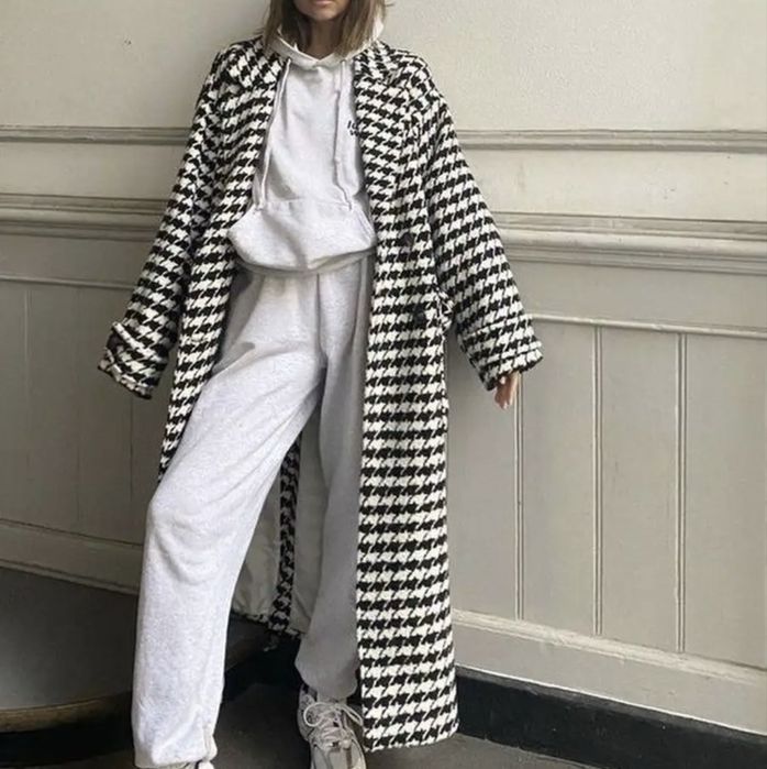 Пальто женское, демисезонное, оверсайз, состояние отличное