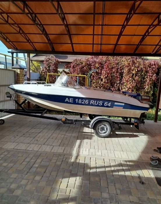 Продаётся катер с мотором Yamaha 55 2 такта
