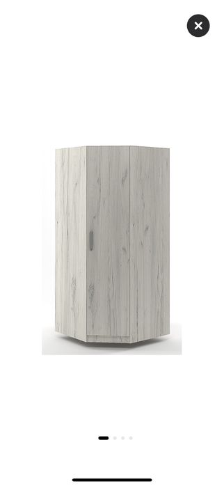 Dulap de colt ,culoare gri