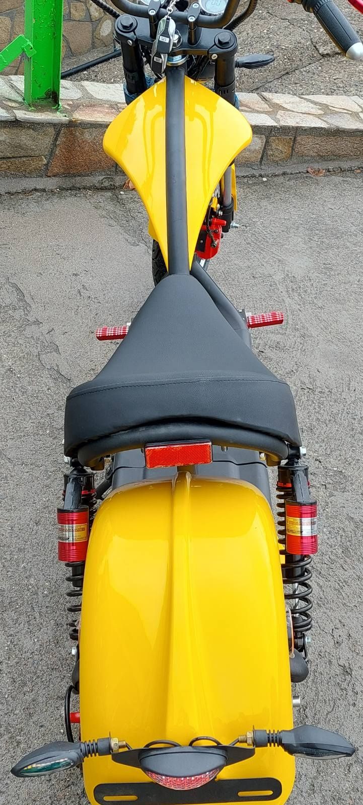 Електрически Скутер NEW mod. Yellow Big Harley 2500W реални