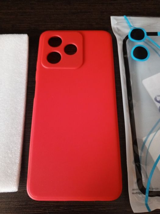 Чехол красный realme с 51 с53 Hote50