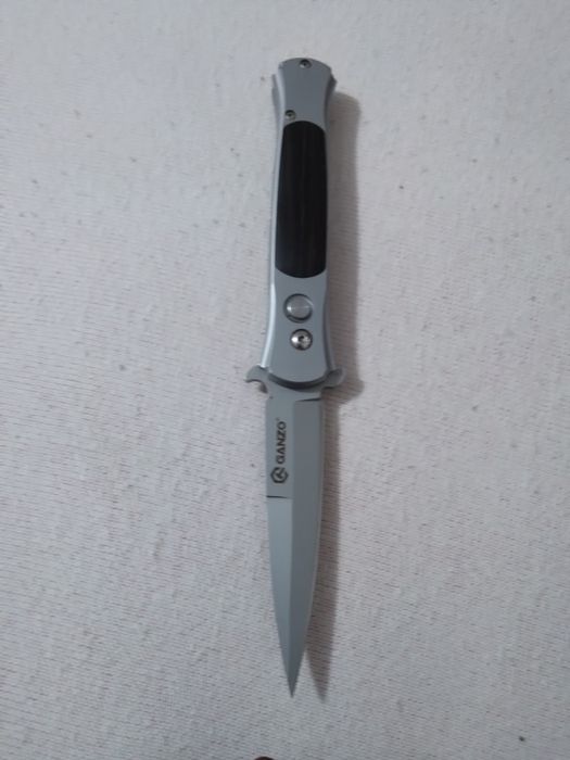 Briceag GANZO cu toc din piele naturala