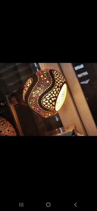 Светильник из тыквы