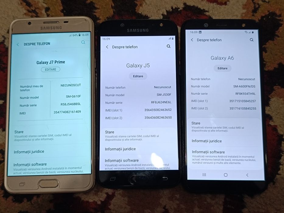 Samsung A6/J7 Prime/J5 Citiți Descrierea