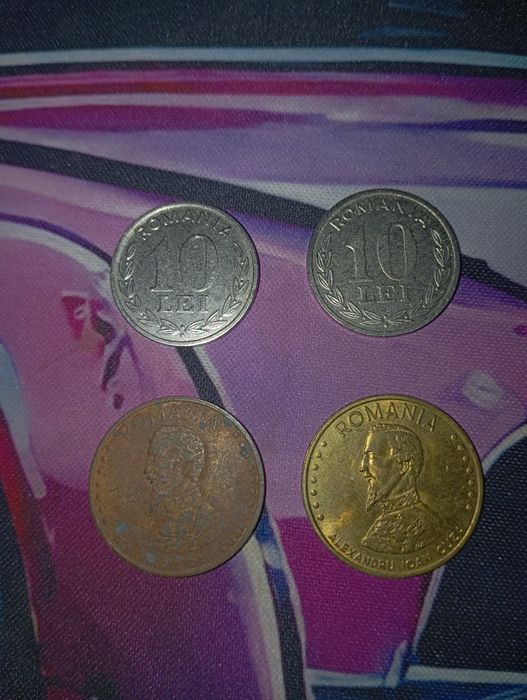 Monede 10 si 50 lei