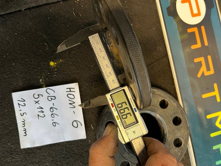 Фланци за джанти 5х112 централен 66.6 АУДИ Audi Мercedes 12,5mm ном 6