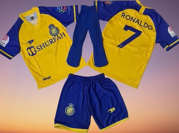 Echipamente fotbal  copii.Ronaldo Al Nassr si Portugalia