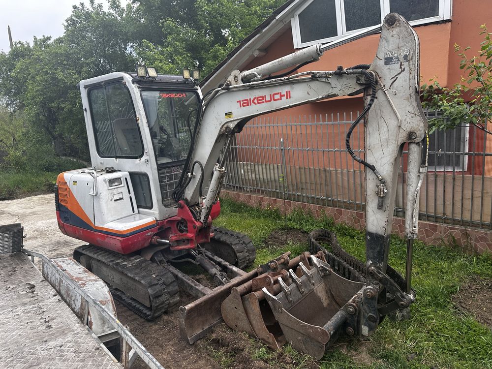 Transport miniexcavator