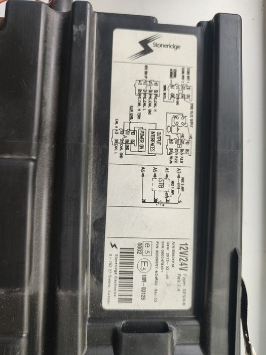 Tahograf STONERIDGE 12-24V