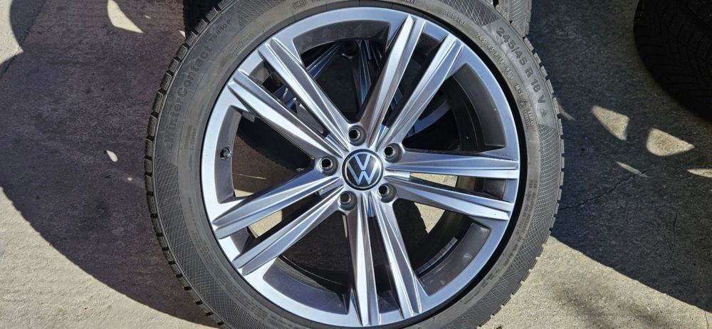 Jante VW Arteon Passat B8 echip iarnă R line 245 45 18 Conti DOT2023