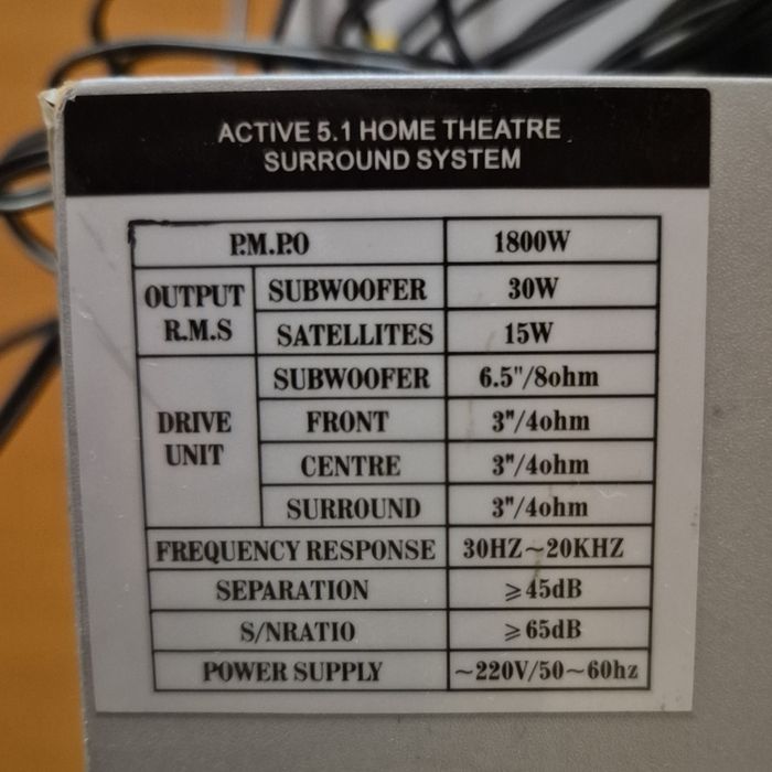 Аудио система Luxeon 5.1