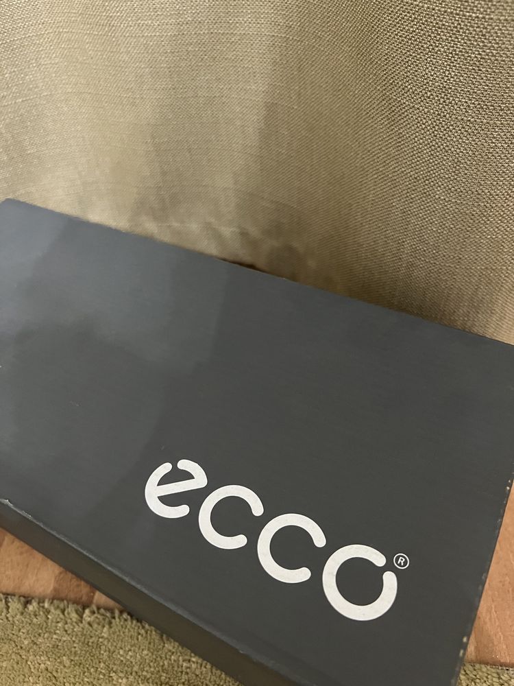 ECCO Замшевые лоферы, натуральные, новые, покупали дорого
