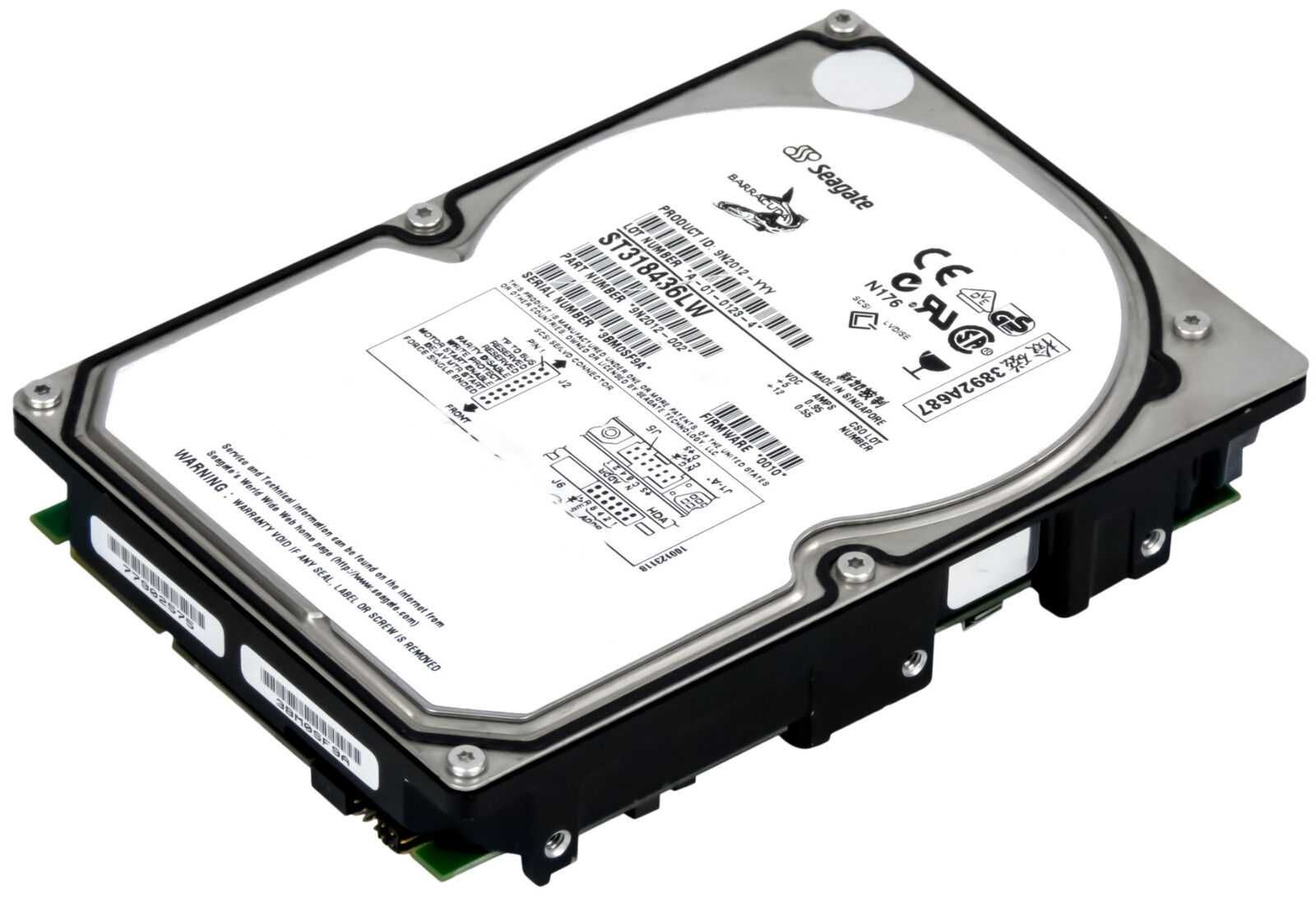 SCSI HDD 68-pini 18Gb Seagate BARRACUDA ST318436LW 9N2012-002