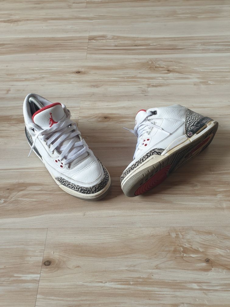 Оригинални кецове Nike Air Jordan 3 Retro White Cement (GS)