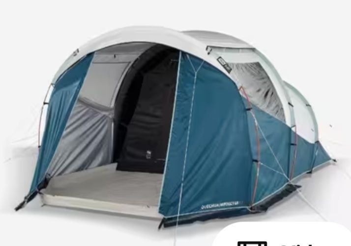 Cort cu bețe Camping ARPENAZ Fresh&Black family 4 peroane