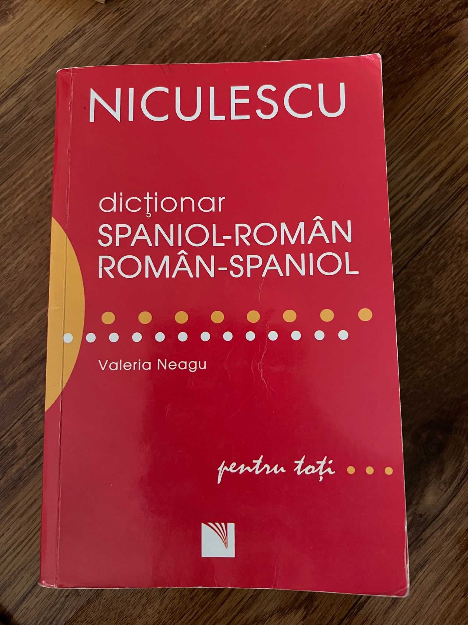 Dicționar spaniol-român, român-spaniol în stare perfectă