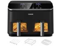 Двузонов фритюрник с горещ въздух Cosori Dual Basket 8.5L (CAF-R901)
