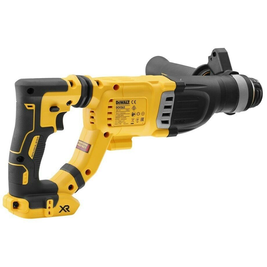 Перфоратор DeWALT DCH263/18V XR BRUSHLESS/Безчетков 3.0J