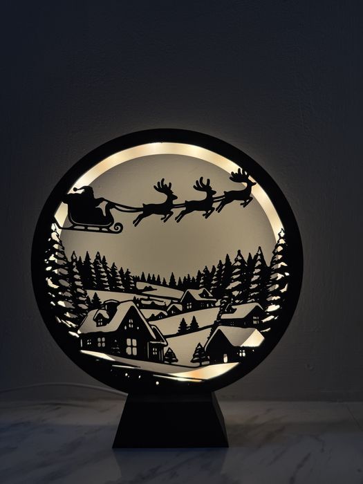 Christmas Ring Lamp LED - Lampa cu LED Craciun