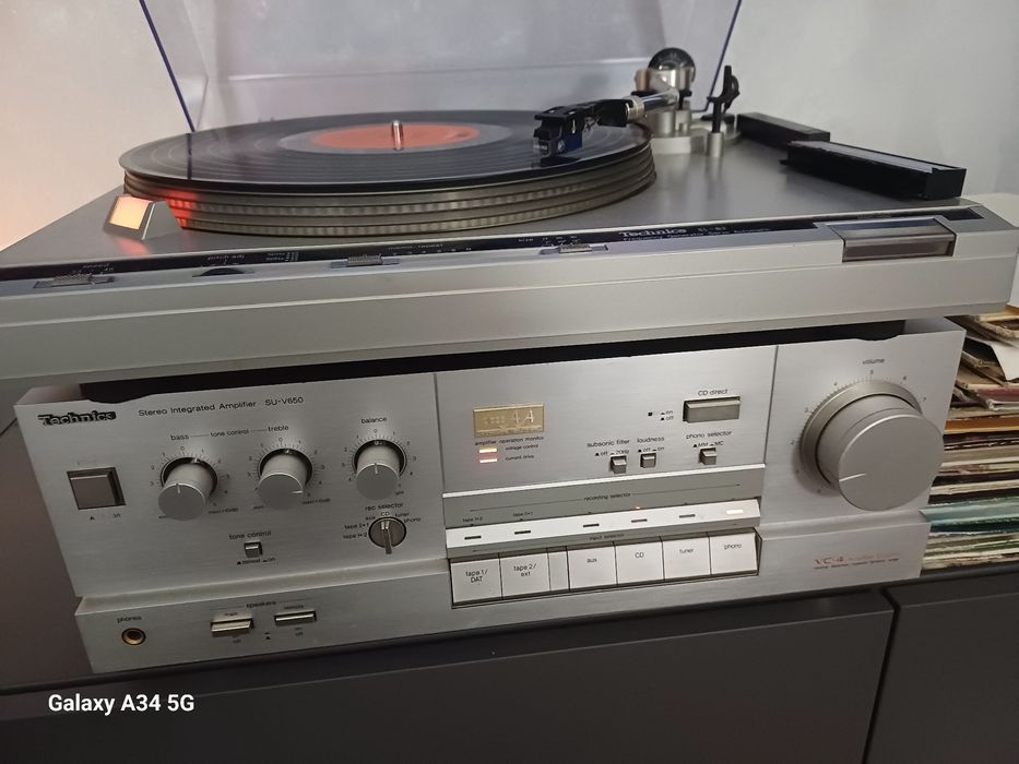 Technics su v650 Technics sl B3 amplificator și pick-up automat