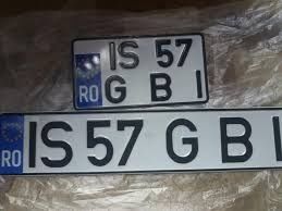 Numere auto ornamentale