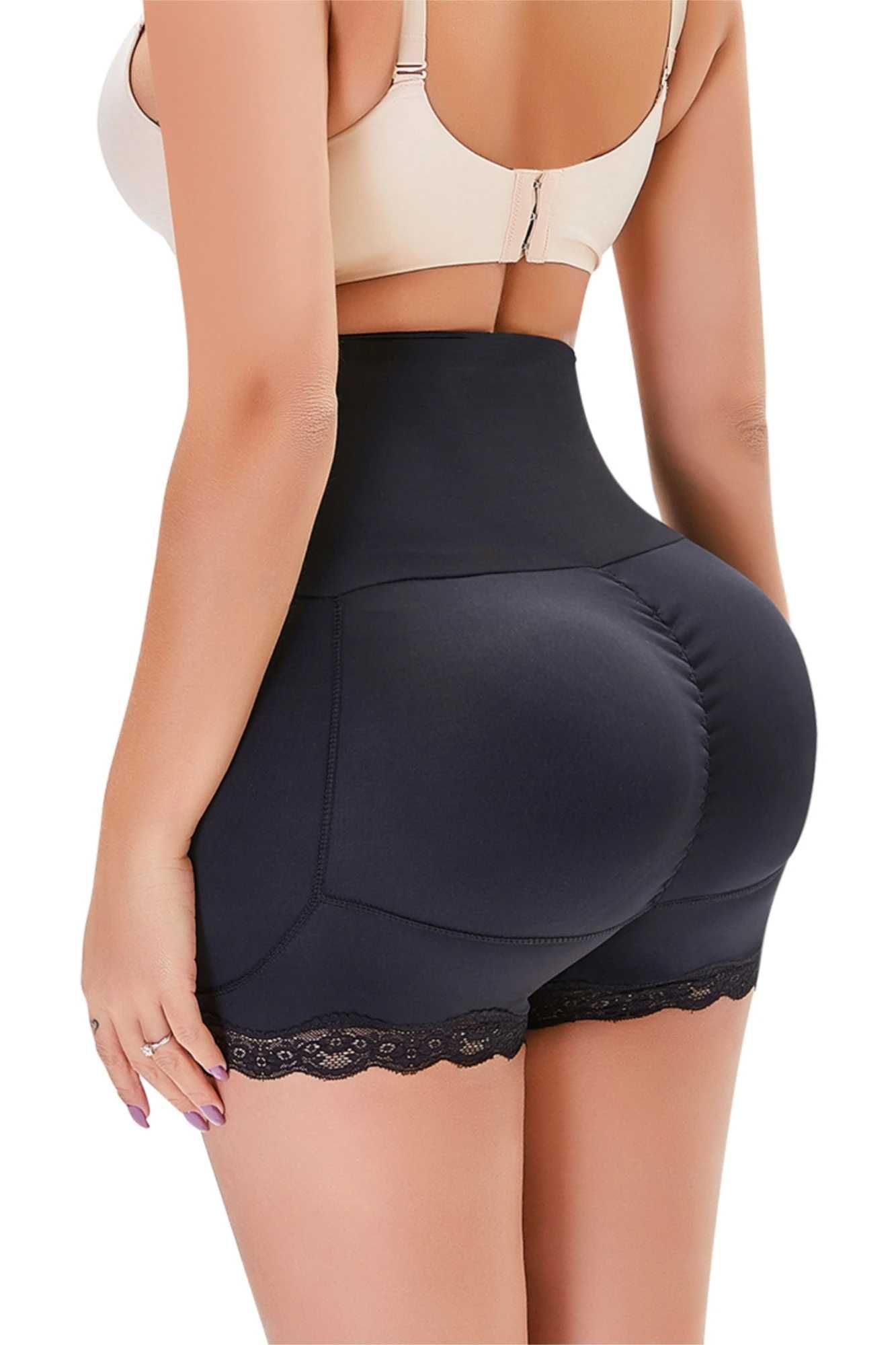 Body modelator cu efect push-up, corset & pernute pentru solduri