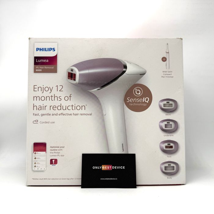 Epilator IPL PHILIPS Lumea Seria 8000 BRI949/00 450.000 de impulsuri