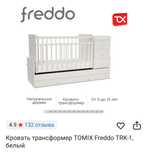 Продам детскую кровать Tomix Freddo