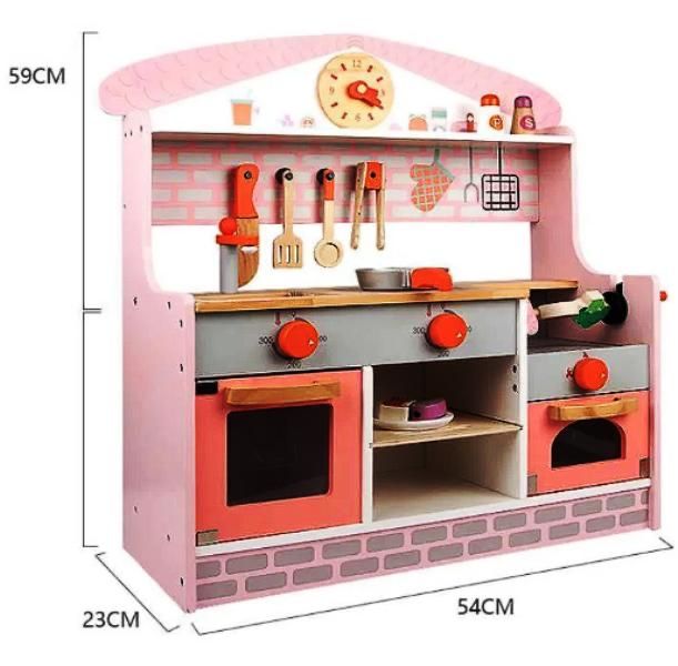 Bucatarie din lemn cu accesorii - produs nou