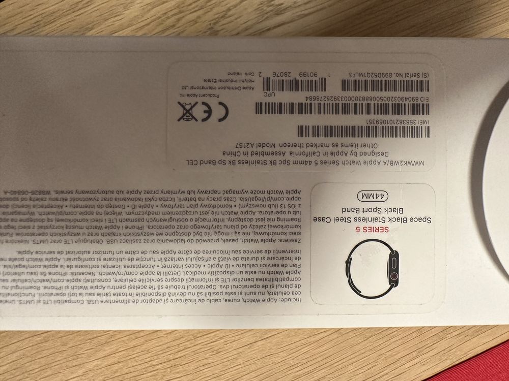 Apple Watch 5 Stainless steel 44mm cellular