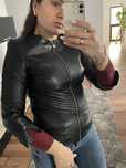 Geaca din Piele Elisabetta Franchi