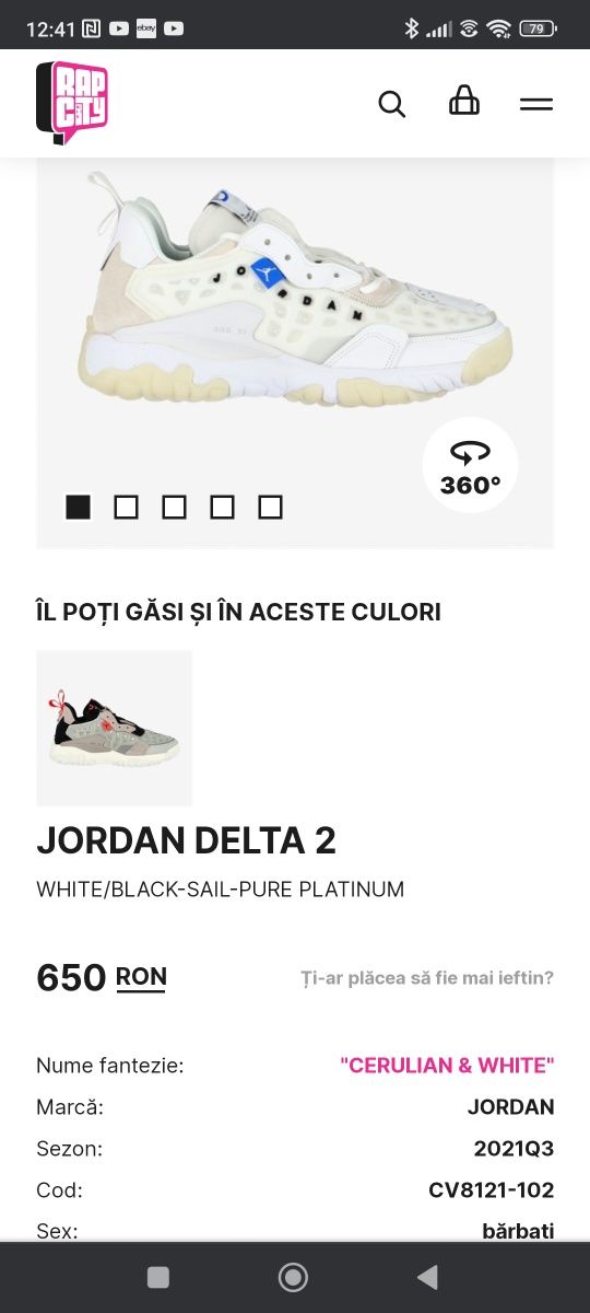 Jordan Delta 2 Platinum 47