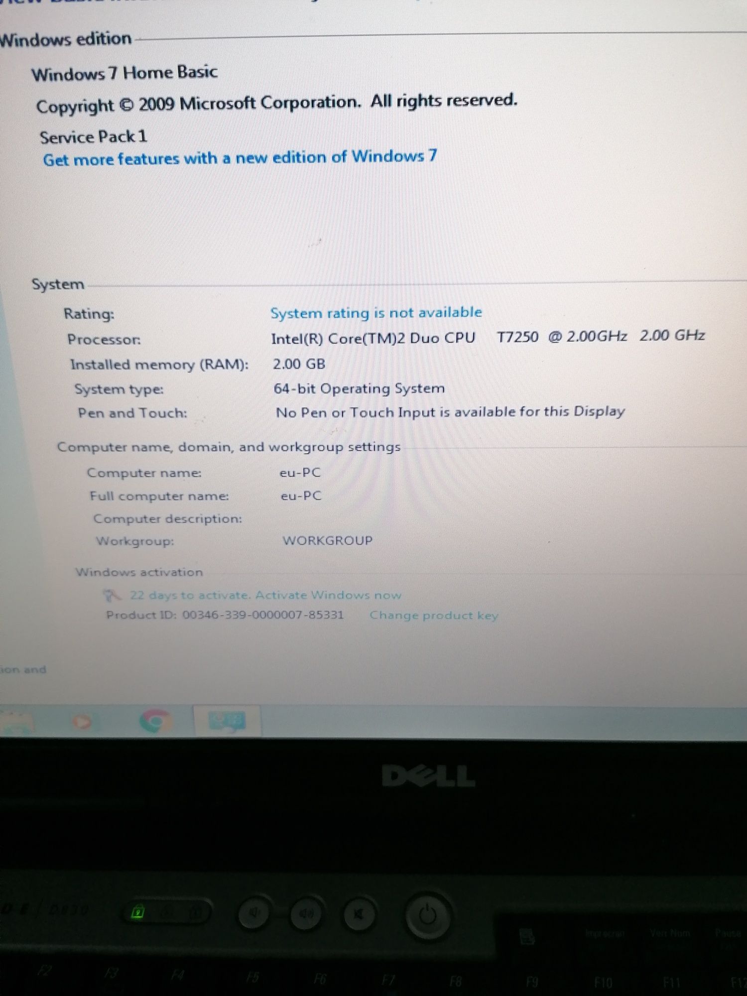 Laptop Dell d830